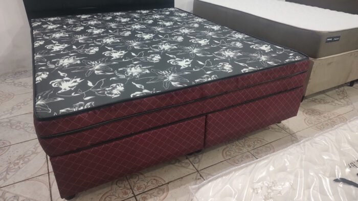 Conjunto Box Com Colchão de espuma+eps com 18cm - Imagem 2