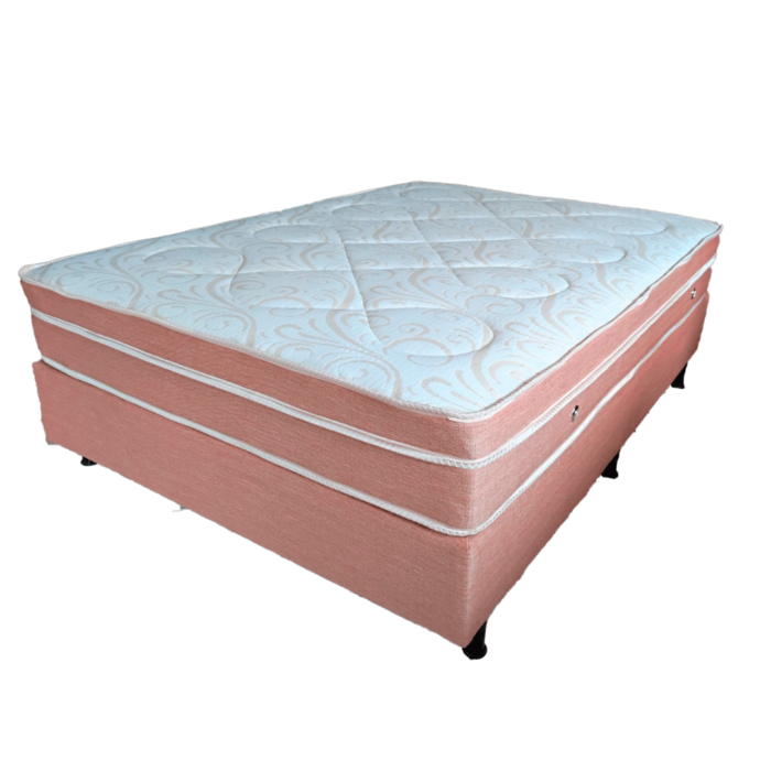 Conjunto box casal molas ensacadas - suporte 70kg/lado - Imagem 2