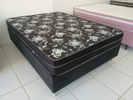 Conjunto box Veneza colchão misto( espuma + EPS)