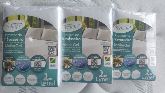 PROT.TRAVESSEIRO MALHA GEL 70cm X 50cm - Imagem 2