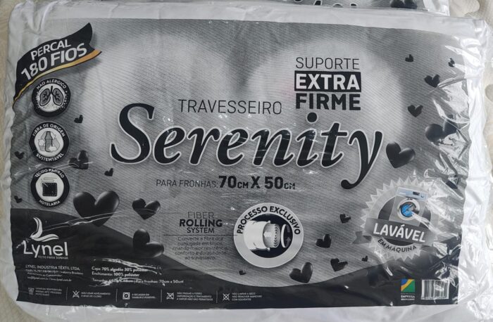 TRAVESSEIRO SERENITY 70cm x50cm - EXTRA FIRME - Imagem 2