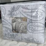 KIT COBRELEITO MALHA STAMPA3PCS KING PAISLEY