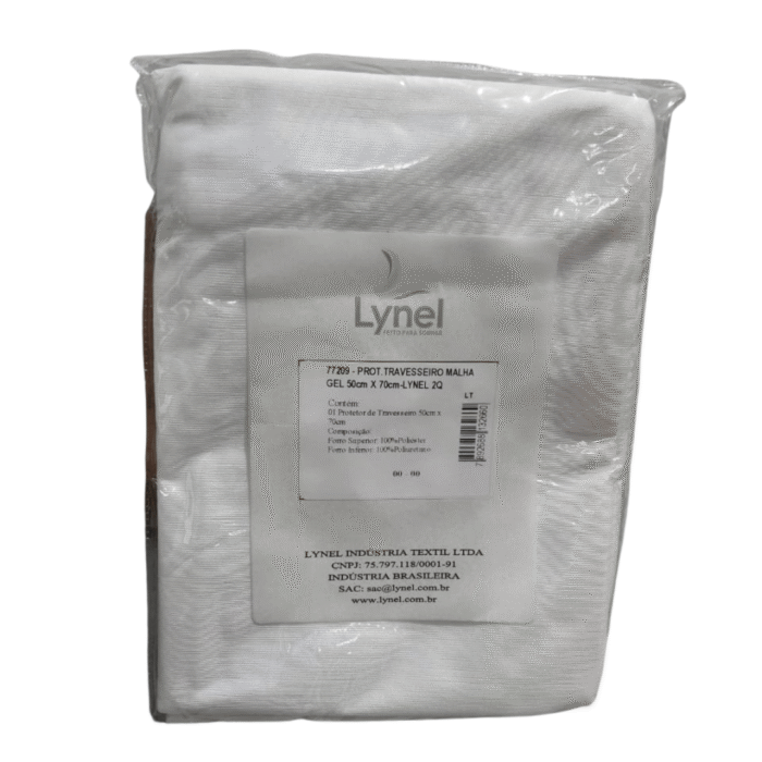 Protetor Travesseiro Impermeável  Malha Gel 50CM X 70CM-LYNEL 2Q (Leves Defeitos) - Imagem 4