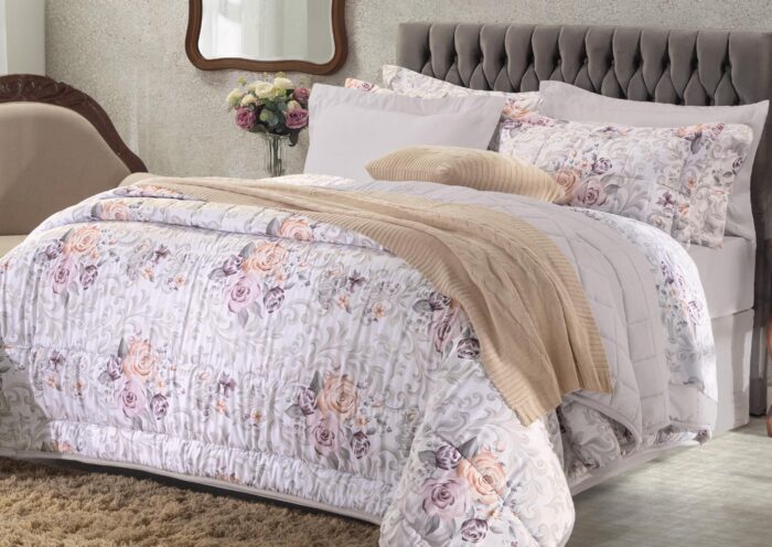 EDREDOM SOFISTIC CASAL AQUARELLE - Imagem 2